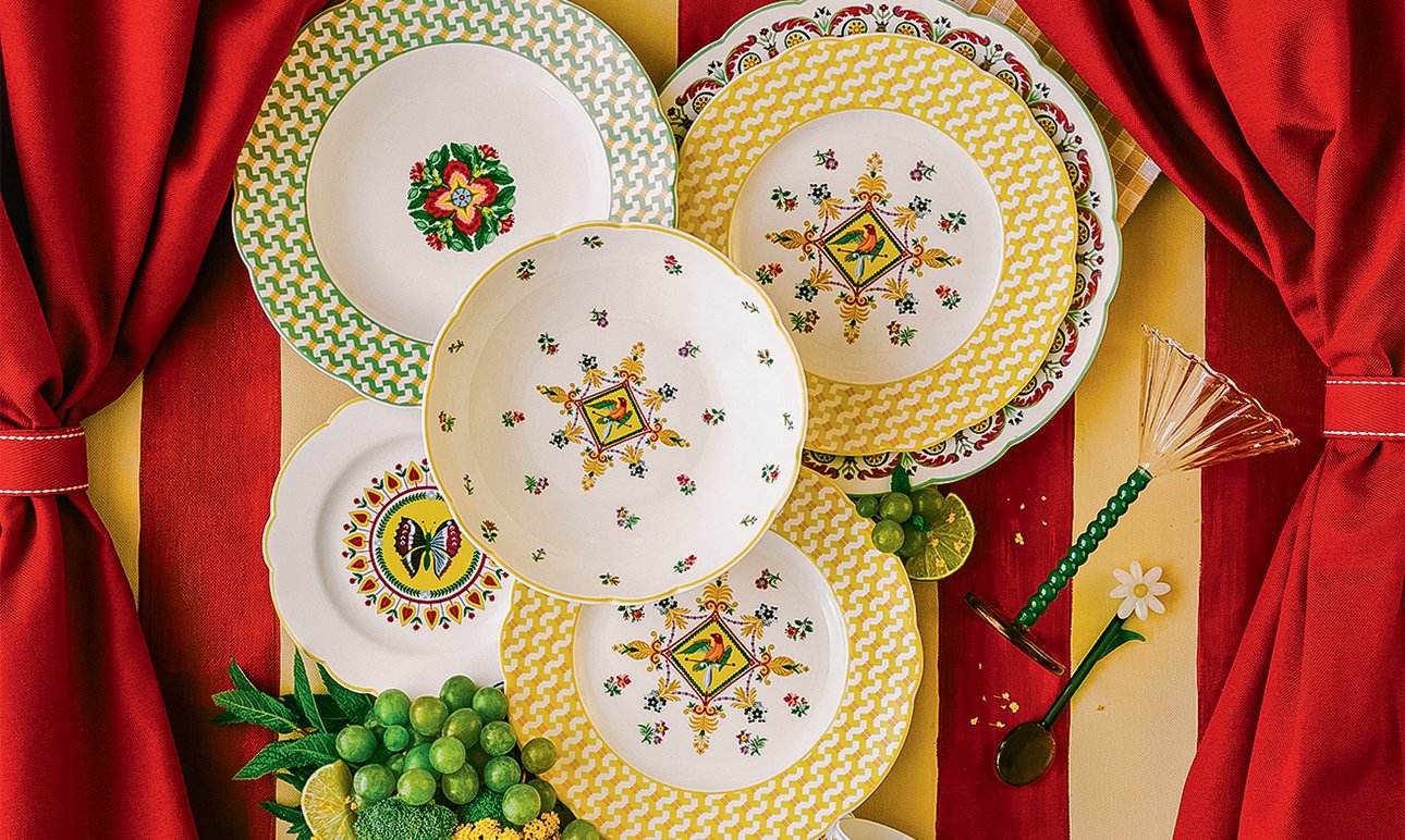 Предметы из обновленной коллекции Trianon от мануфактуры Bernardaud. Фото: Bernardaud