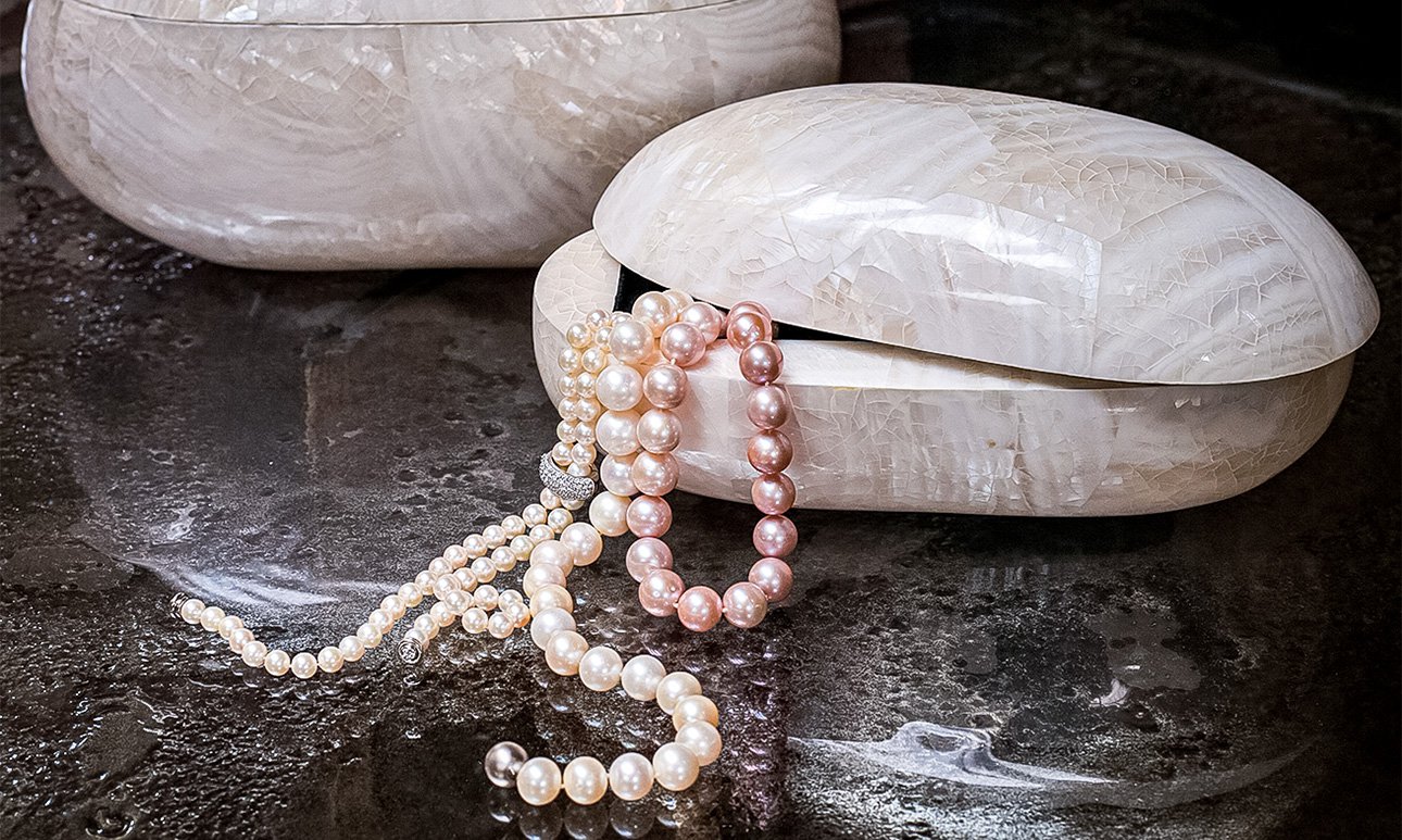 Шкатулки для драгоценностей Ginger Brown из морских раковин.  Фото: «Частная резиденция»