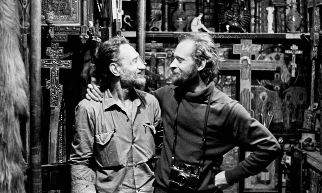 Игорь Пальмин и Василий Ситников. Проводы Василия Ситникова в эмиграцию. Москва.  Фото: Сеть архивов российского искусства