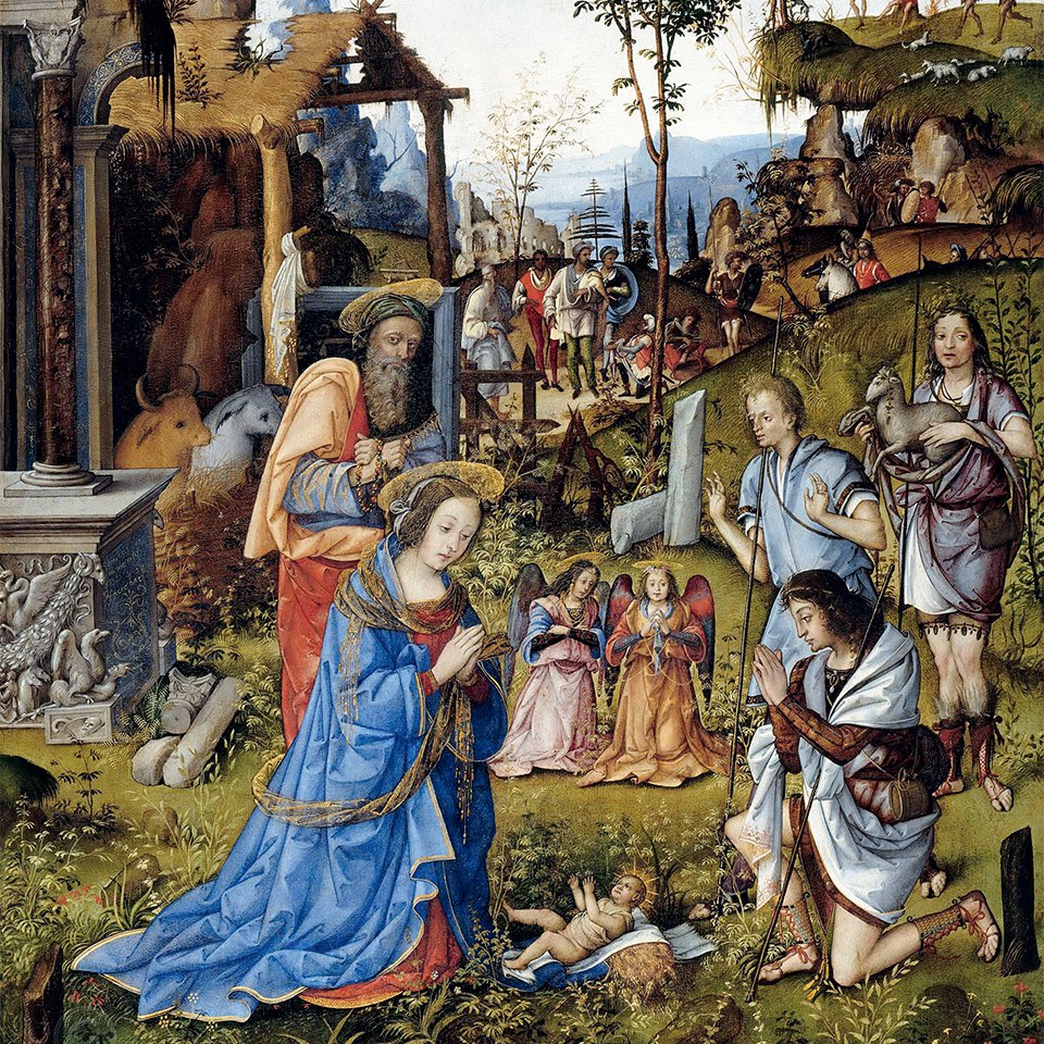 Амико Аспертини. «Поклонение пастухов». 1520-е.  Фото: Берлинская национальная галерея