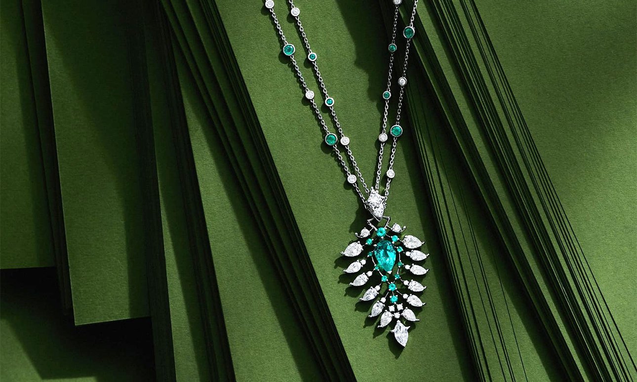 Сотуар из коллекции «Папоротник и роса».  Фото: ювелирный дом EIRINE