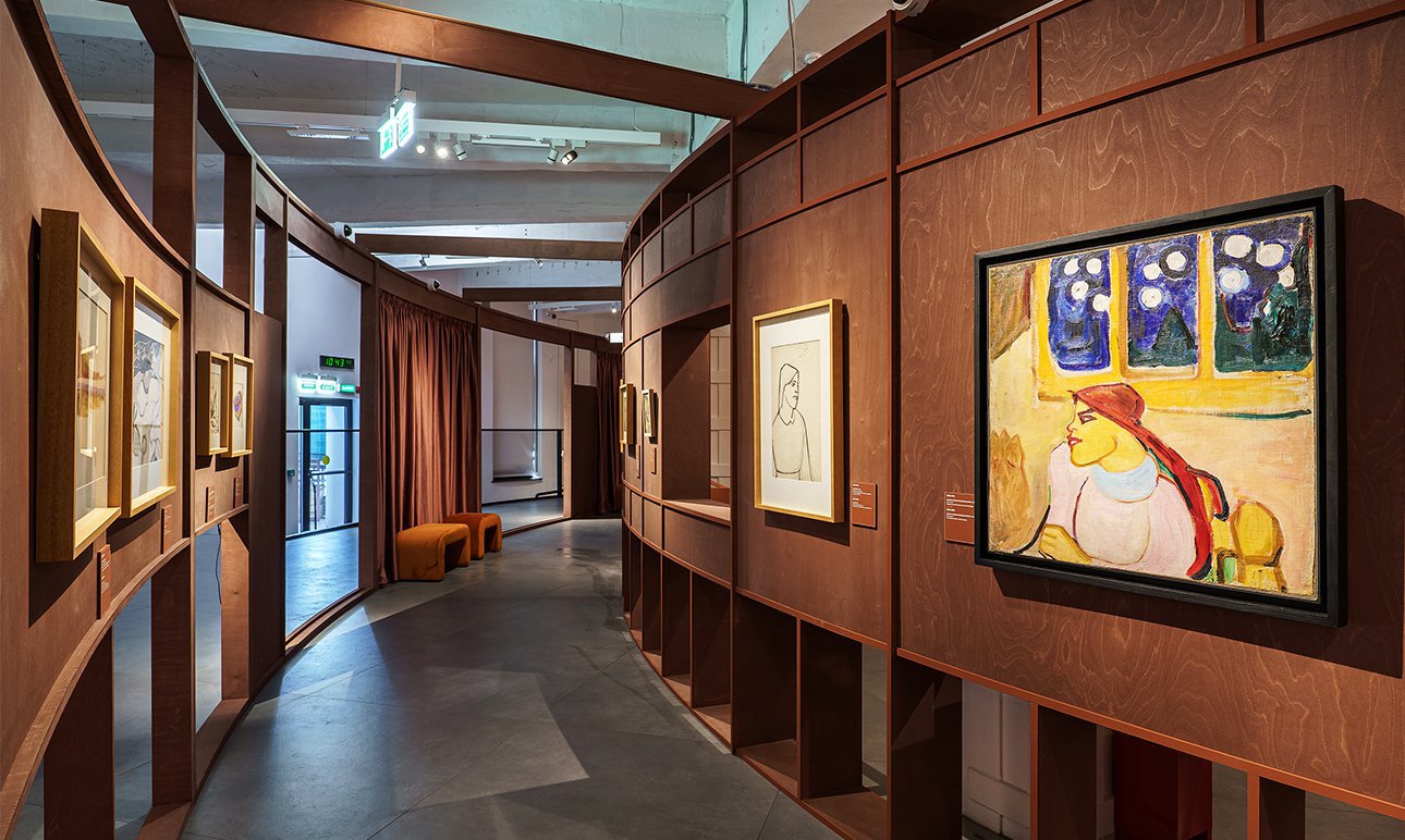 Выставка «Любовь в авангарде. Михаил Матюшин и Елена Гуро» в Центре «Зотов». Фото: Андрей Орехов/Центр «Зотов»