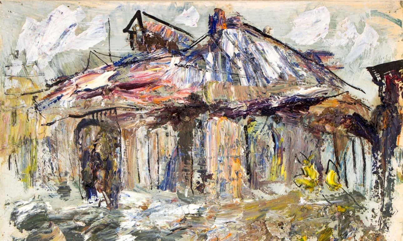 Анатолий Зверев. «Дом за забором». 1955. Фото: Музей AZ