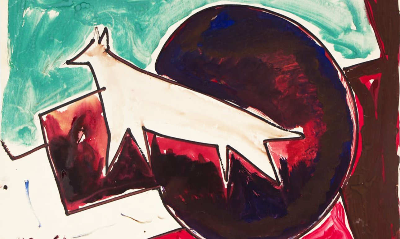 Анатолий Зверев. «Лиса в круге». 1961.  Фото: Музей AZ