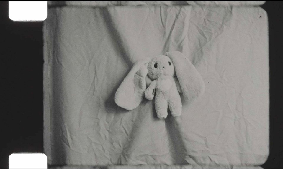 Кадр из фильма Ende der Grillzone. 2025. Bolex 16mm, Kodak film black and white.  Фото: Аlina Pinsky Gallery