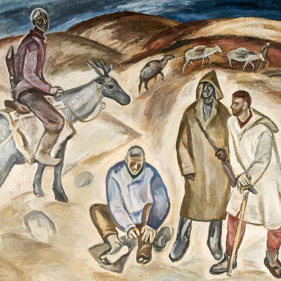 Павел Никонов. «Геологи». 1962.  Фото: Государственная Третьяковская галерея