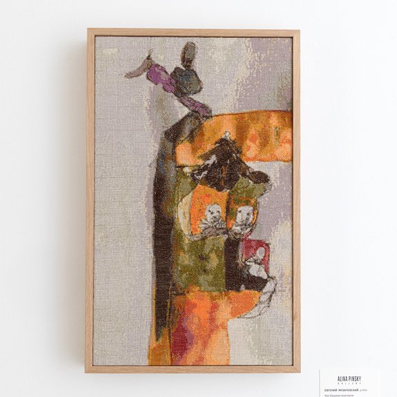 Евгений Музалевский. Вышивка. Фото: Аlina Pinsky Gallery