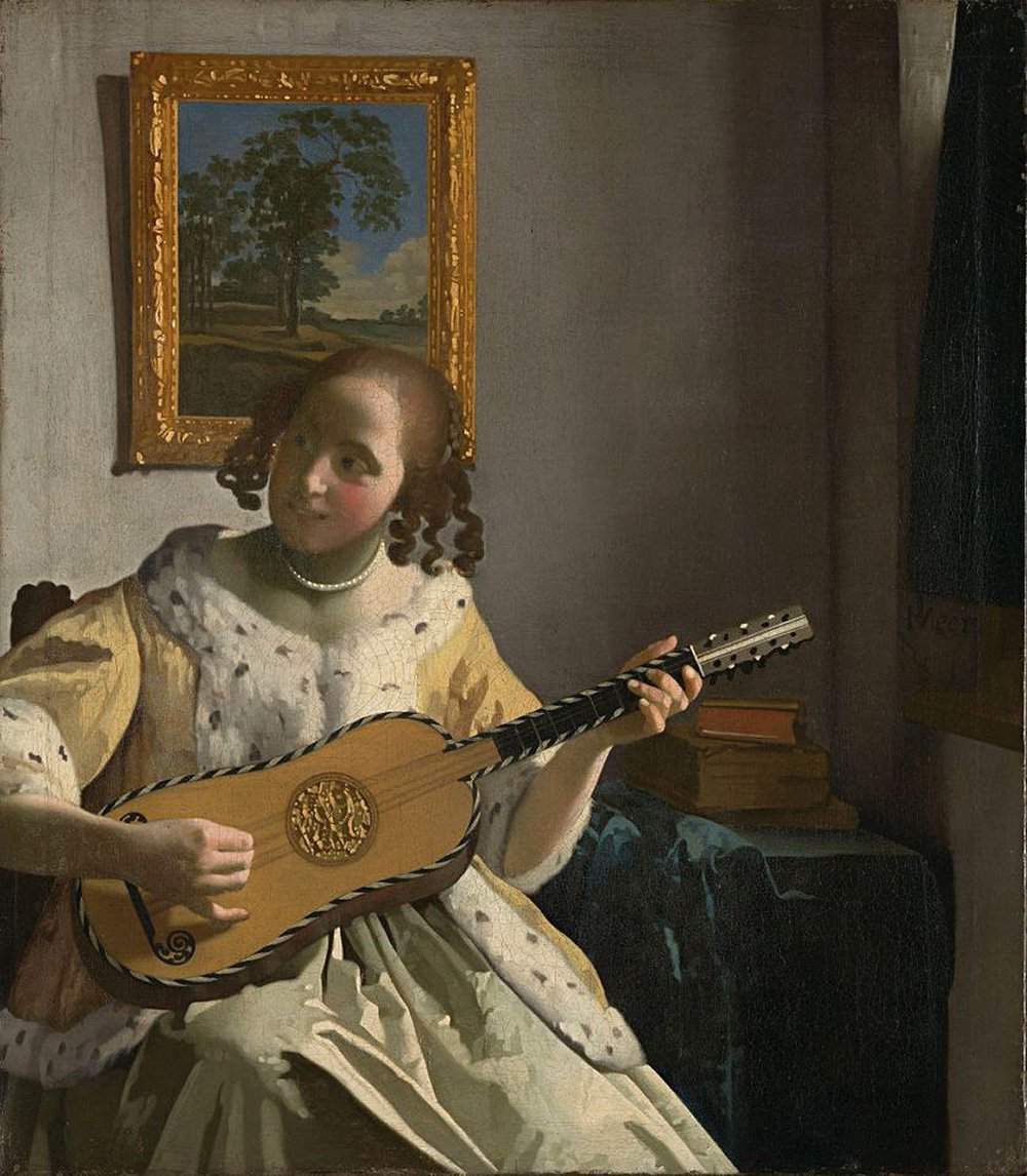 Ян Вермеер. «Гитаристка». 1672. Фото: Google Art Project