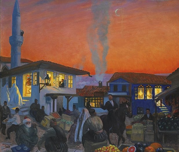 Борис Кустодиев. Бахчисарай. 1917. Sotheby’s. £1,2–1,8 млн