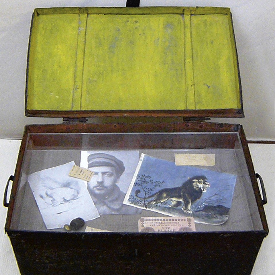 Cундук Велимира Хлебникова.  Фото: Архив семьи Хлебниковых-Митуричей