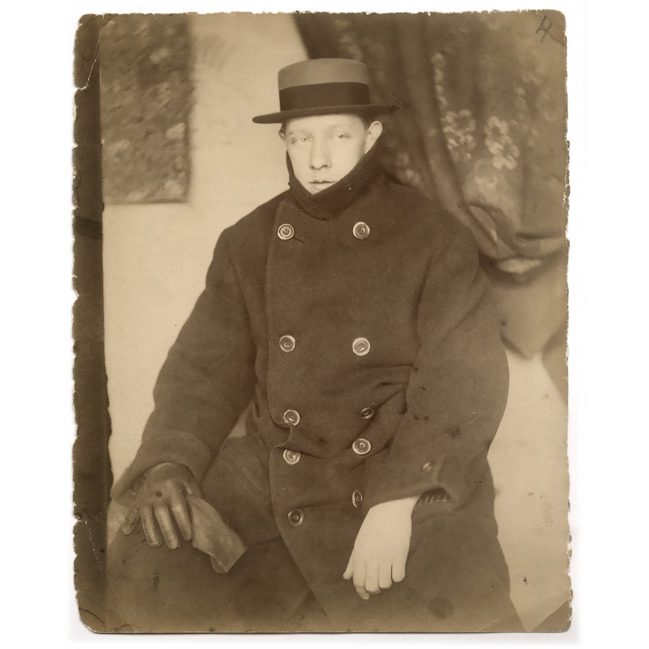 Татлин после возвращения из Парижа. 1914.  Фото: РГАЛИ