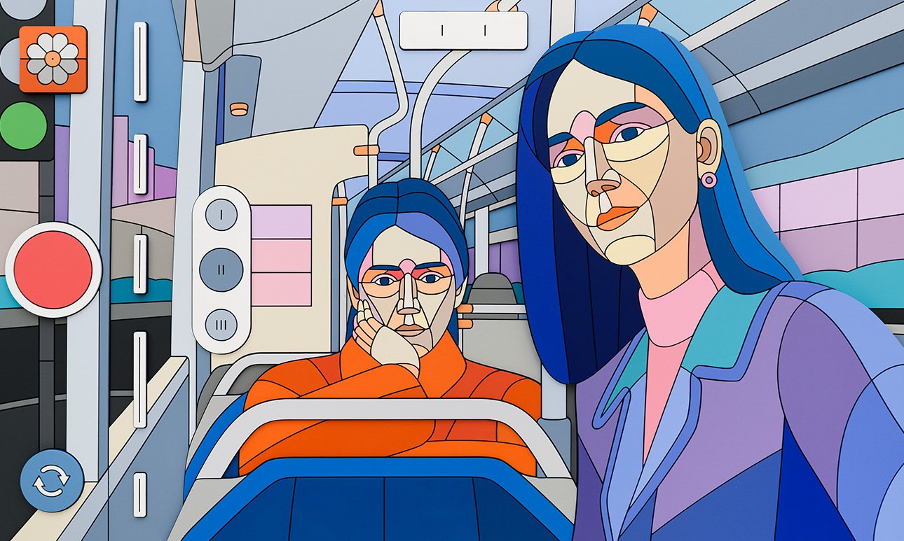 Дмитрий Аске. «В мире чисел». 2025.  Фото: Ruarts Gallery