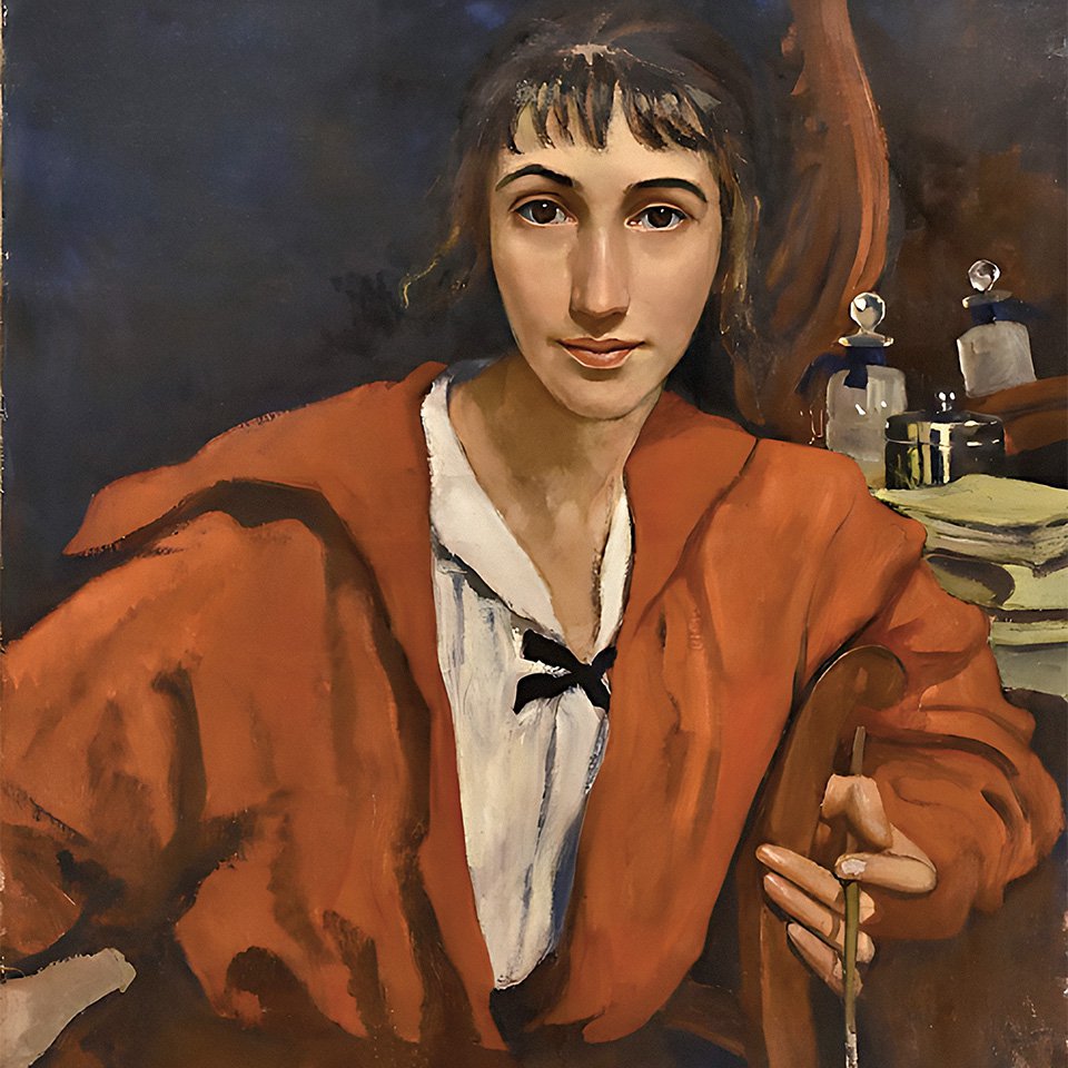 Зинаида Серебрякова. «Автопортрет» («Автопортрет в красном»). 1921. Фото: KGallery