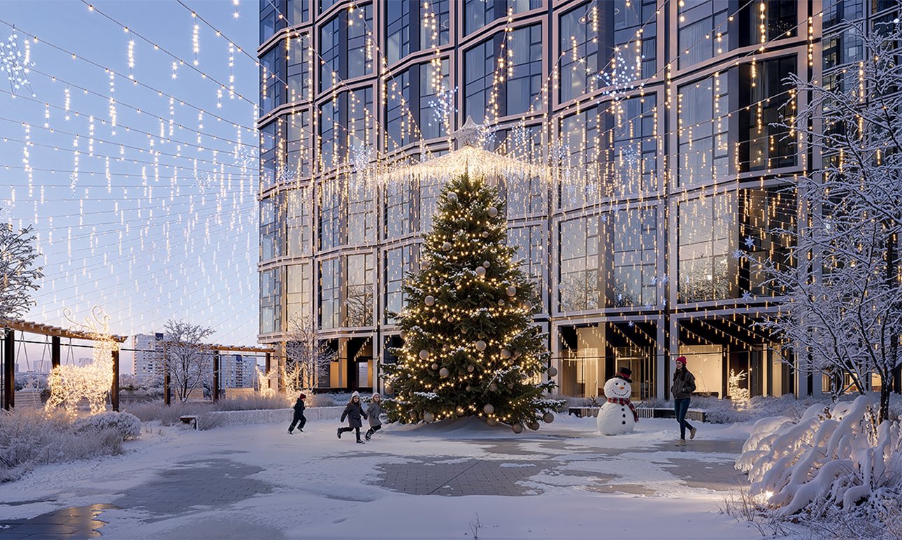 Детская площадка во дворе Dream Riva. Фото: Regions Development