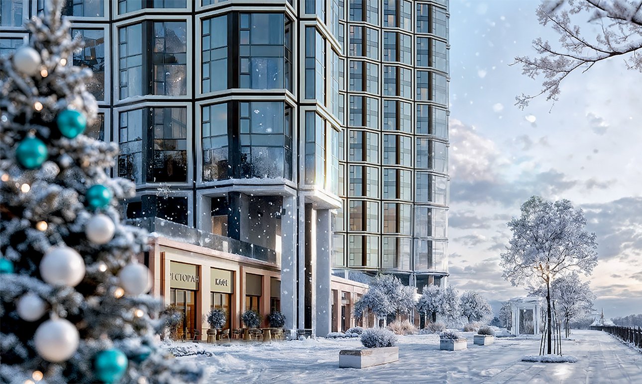 Благо­устроенная набережная квартала. Фото: Regions Development