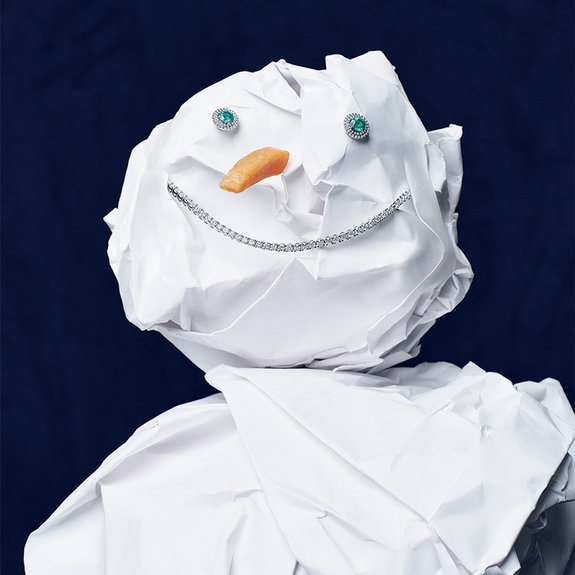 Украшения из новогодней коллекции ALROSA Diamonds.   Фото: ALROSA Diamonds