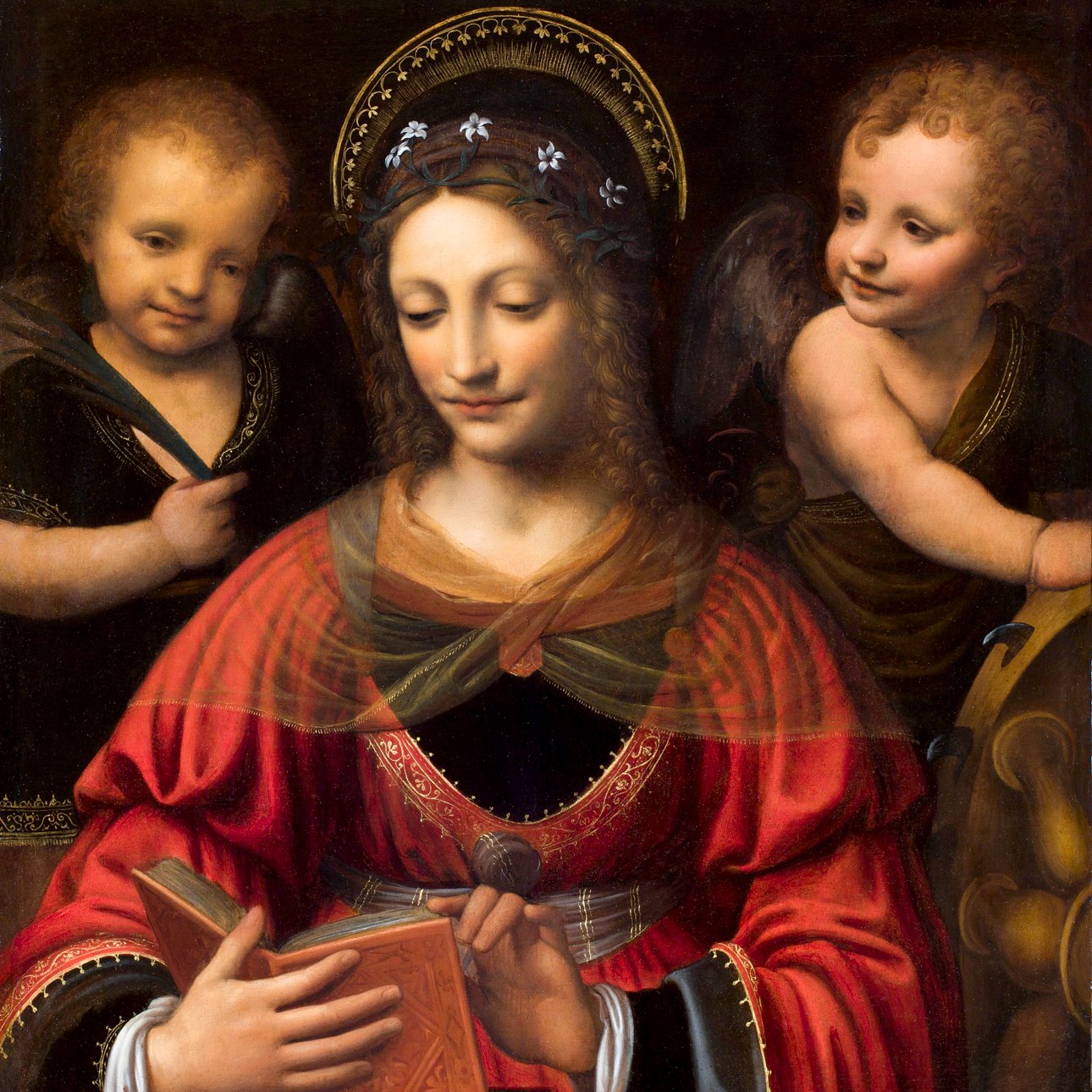 Бернардино Луини. «Святая Екатерина».   Фото: Государственный Эрмитаж