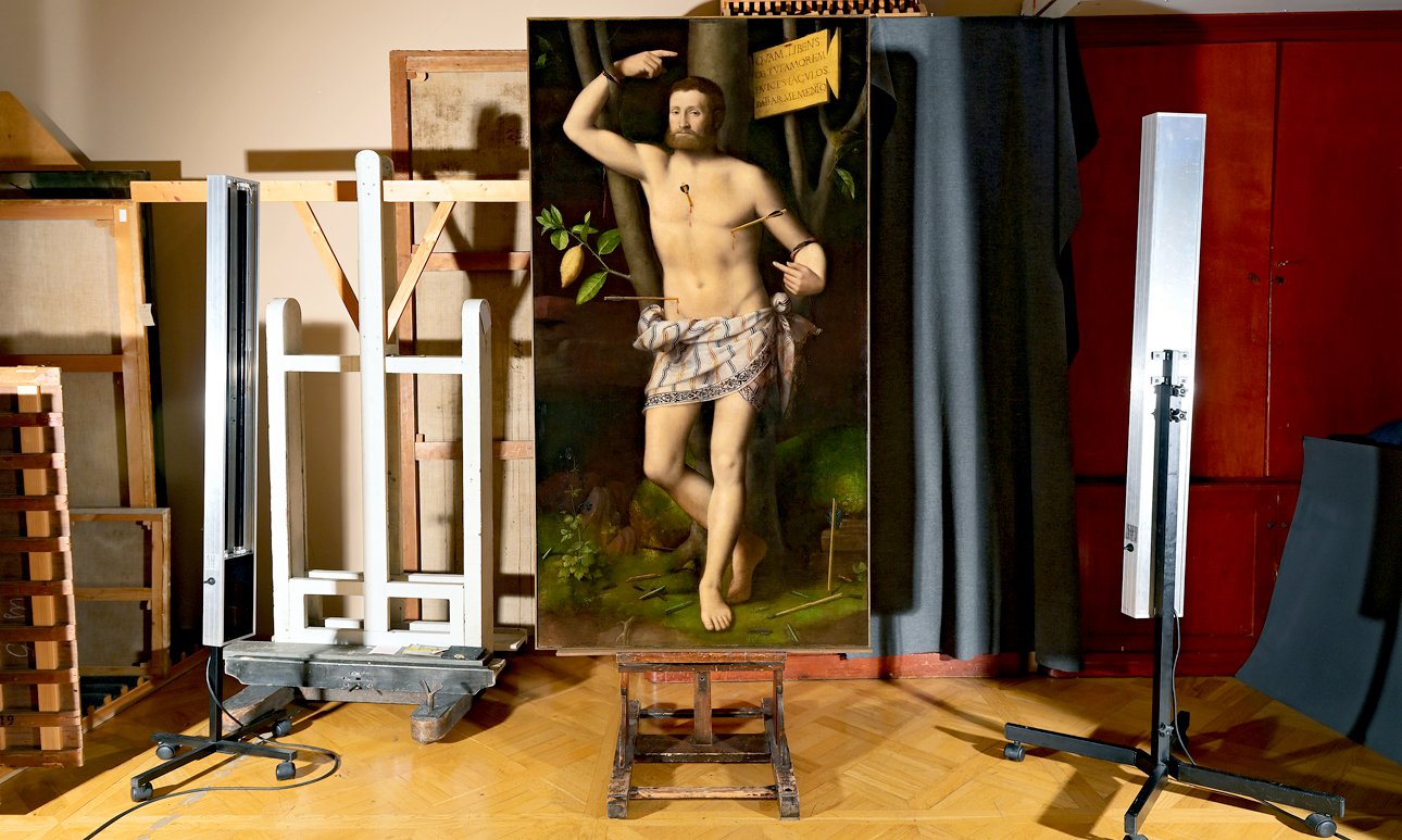 Бернардино Луини. «Святой Себастьян».  Фото: Станислав Марченко/Государственный Эрмитаж