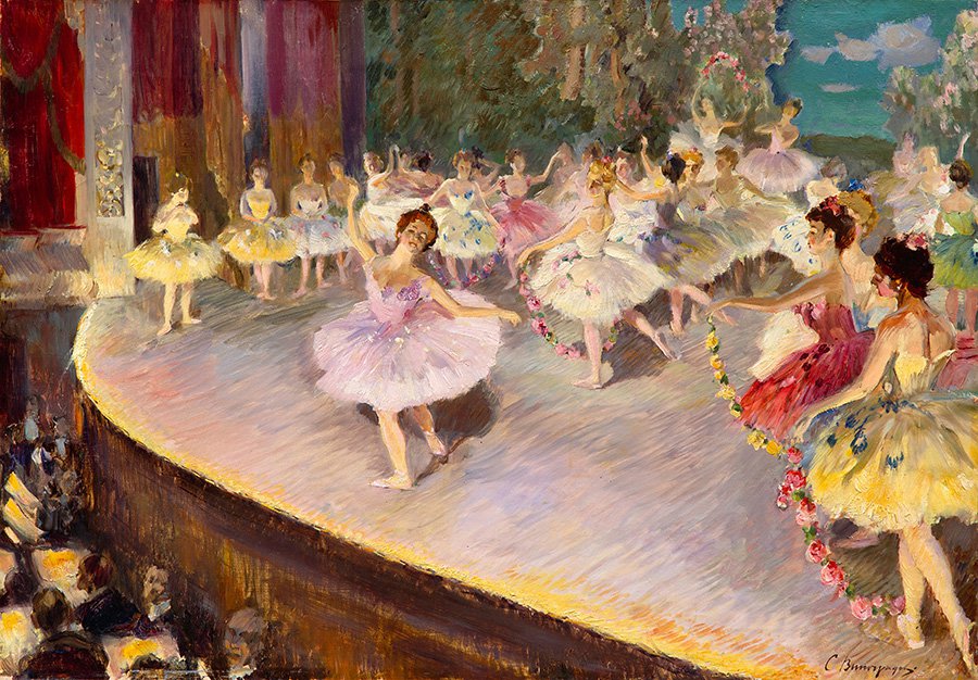 Сергей Виноградов. «Балет». 1910-е. Фото: Собрание Е.А.Волошиной