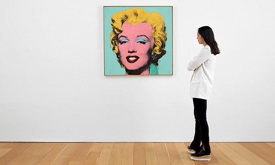 «Голубая простреленная Мэрилин» Уорхола стала самым дорогим произведением искусства ХХ века, проданным на публичных торгах. Фото: Christie’s