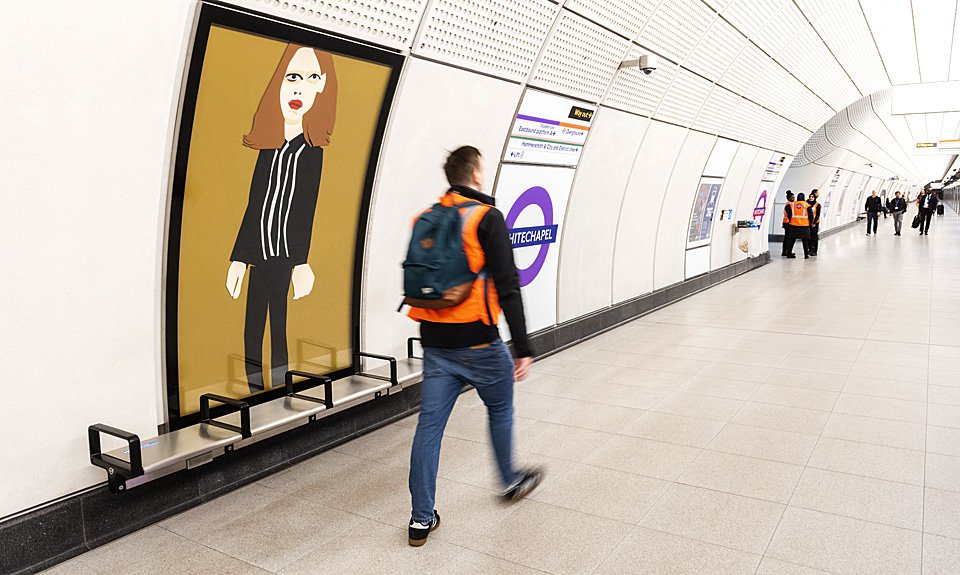 Станция Whitechapel оформлена работами художницы Шанталь Джофф. Фото: The Crossrail Art Foundation