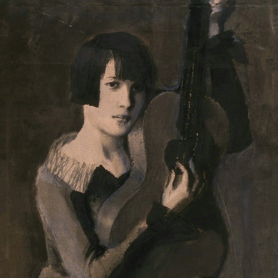 Владимир Лебедев.  «Девушка с гитарой». 1926. Фото: Собрание Ю.М. Носова