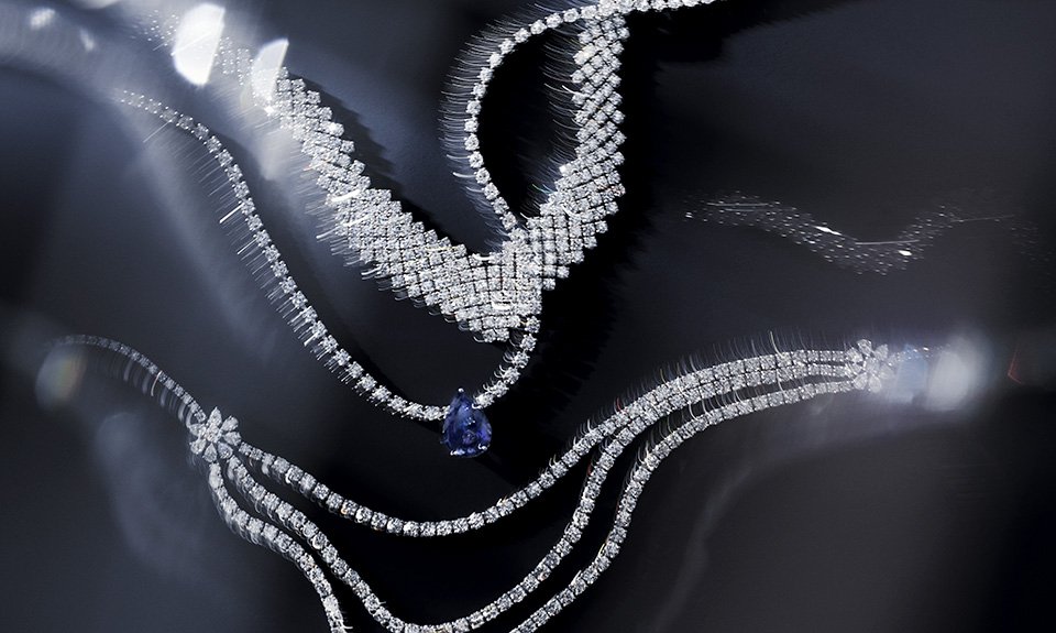 Ожерелье с бриллиантами из коллекции Balance. Фото: ALROSA Diamonds