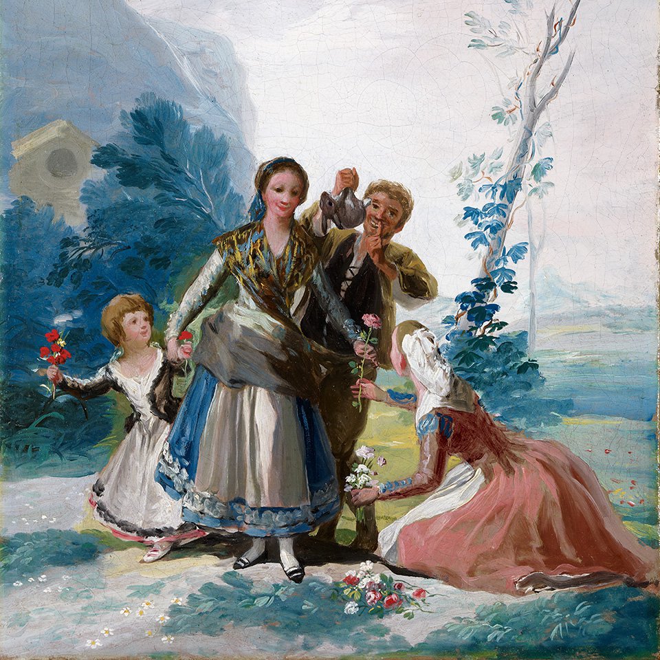 Франсиско Гойя. «Цветочницы (Весна)». 1786. Фото: Museo Nacional del Prado, Madrid