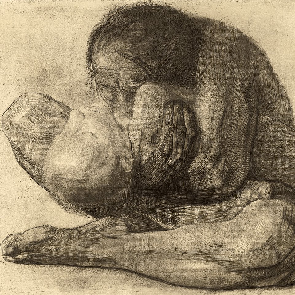 Кете Кольвиц. «Женщина с мертвым ребенком». 1903. Фото: Käthe Kollwitz Museum, Köln