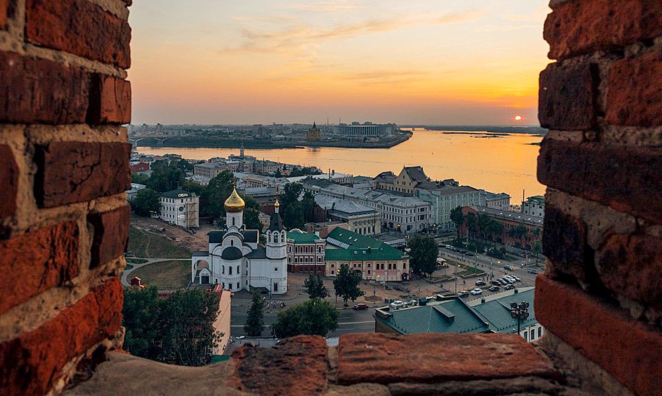 Впадение оки в волгу
