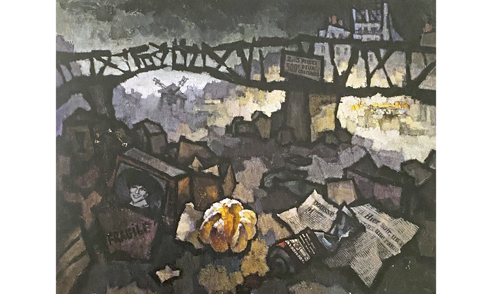 Оскар Рабин. «Забастовка мусорщиков в Париже». 1983. Фото: Cube.Moscow