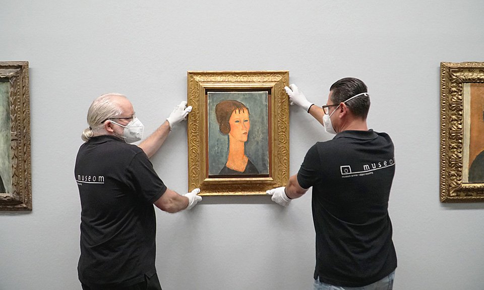 Всего на выставке представлено более 80 работ Модильяни. Фото: Albertina Museum