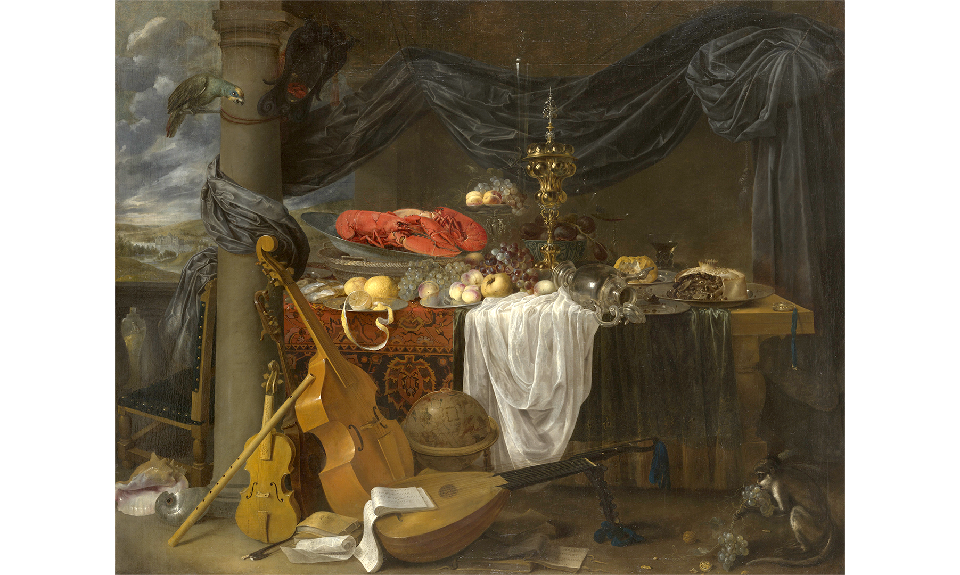 Ян ван ден Хекке. «Роскошный натюрморт». 1659–1675. Фото: Государственный Эрмитаж