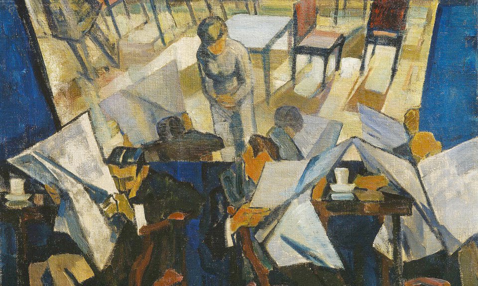 Николай Ульянов. «Кафе». 1917. Фото: Государственная Третьяковская галерея