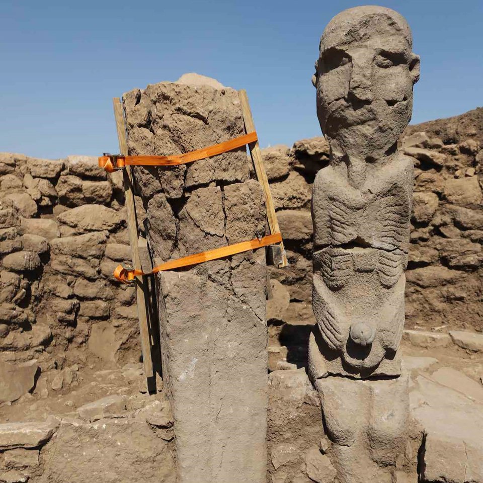 Обнаруженные скульптуры человека и животных являются, возможно, самыми древними примерами доисторического искусства. Фото: The Ministry of Culture and Tourism in Turkey