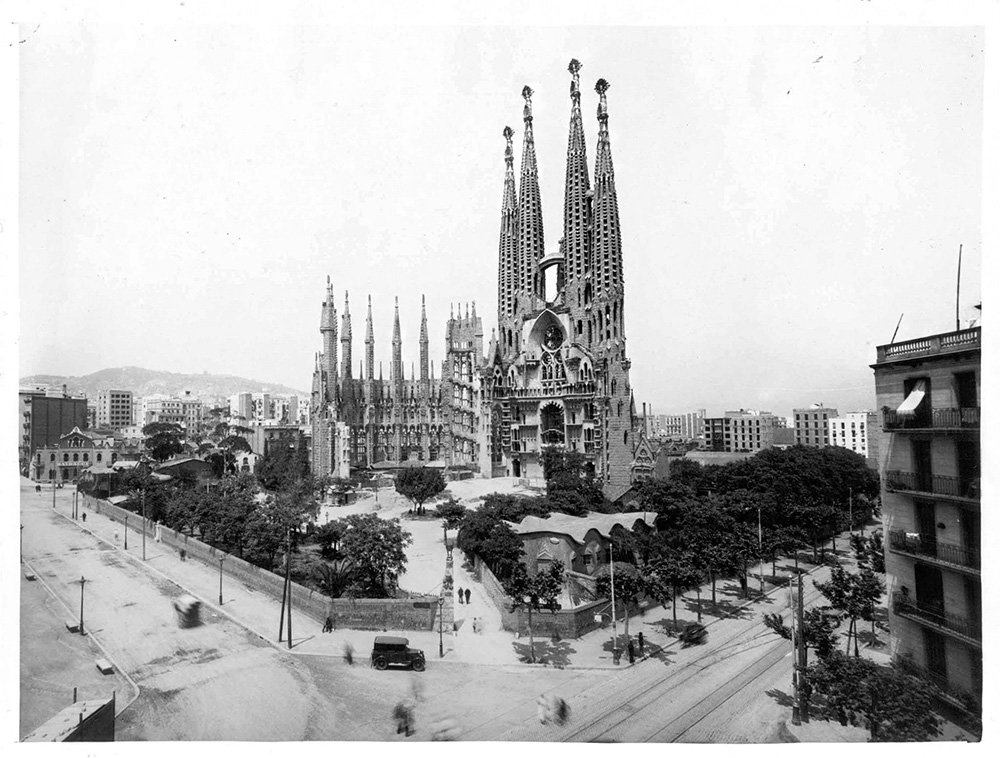 Строительство собора Святого Семейства (Саграда Фамилия) в Барселоне. Фото: Fundació Junta Constructora del Temple Expiatori de la Sagrada Família