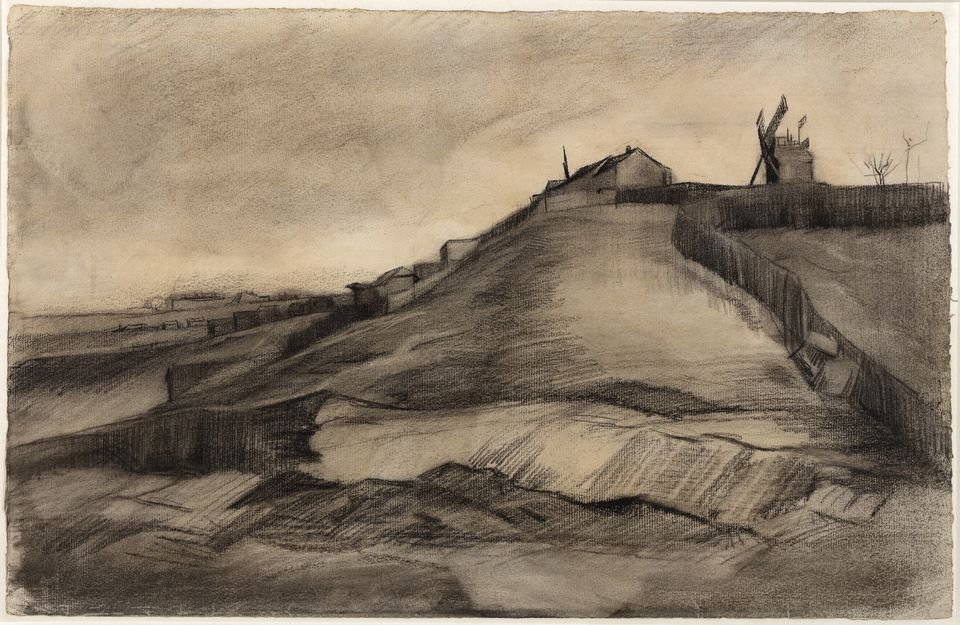 Винсент ван Гог. «Холм Монмартр и каменный карьер». 1886. Фото: Collection Van Vlissingen Art Foundation