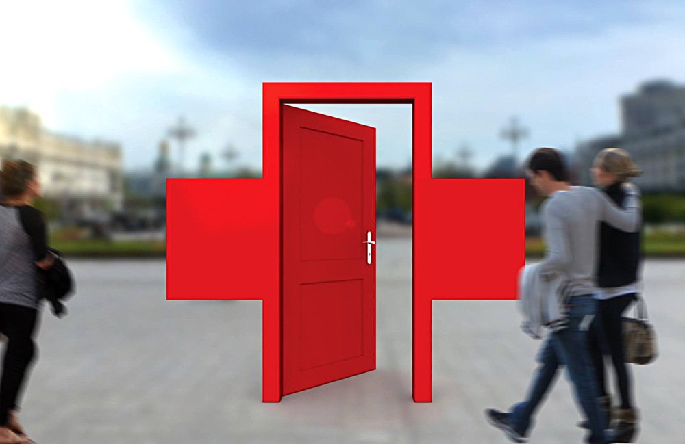 Дмитрий Силинский. «Красная дверь». Фото: www.врачи-герои.рф