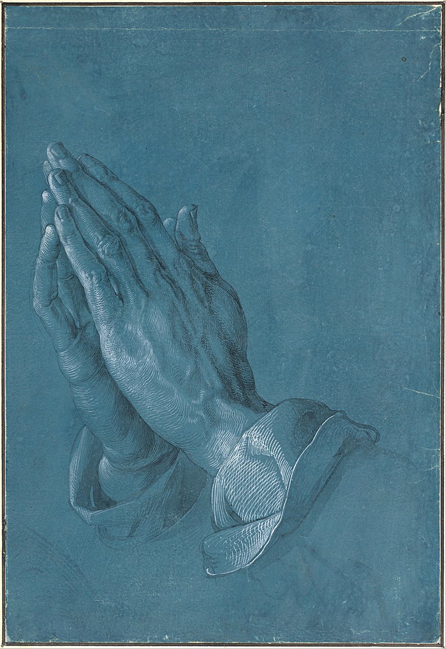 Альбрехт Дюрер. «Руки молящегося». Около 1508. Фото: Сourtesy of the Albertina, Vienna/ Google Art Project
