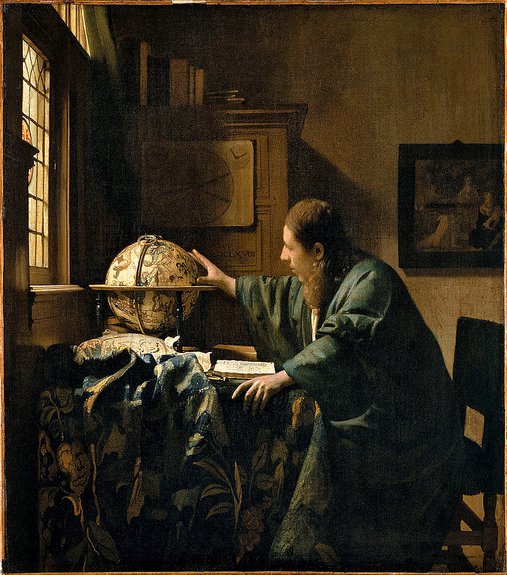 Ян Вермеер. «Астроном». 1668. Дар Ги Ротшильда. Лувр, Париж