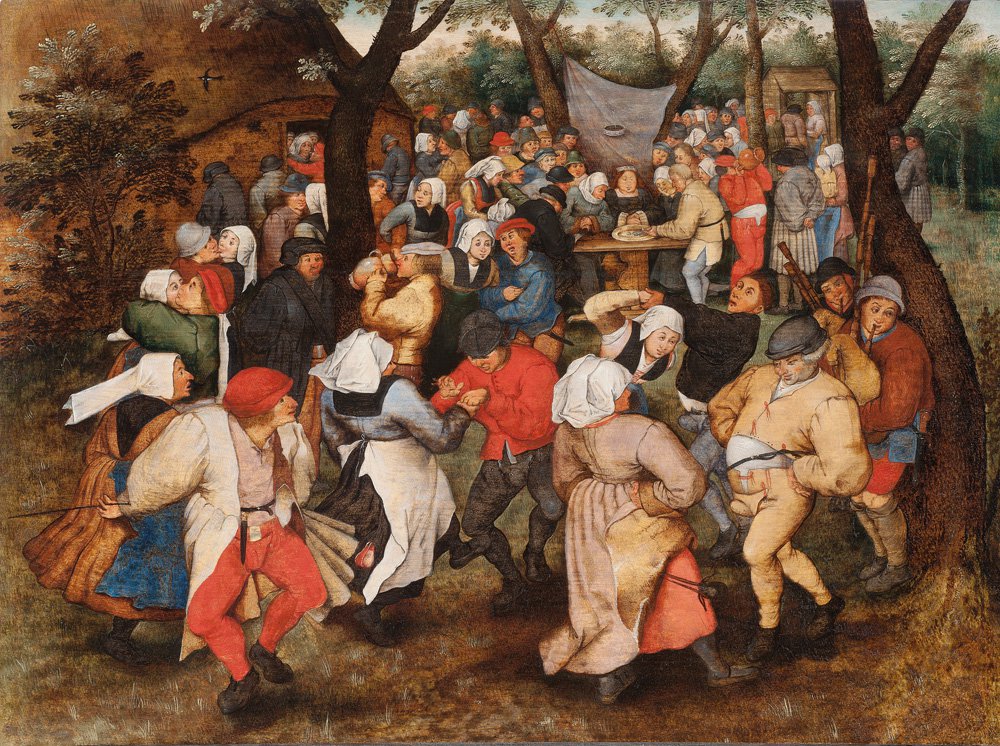 Картина «Свадебный танец на открытом воздухе» после реставрации. Сourtesy of HOLBURNE MUSEUM