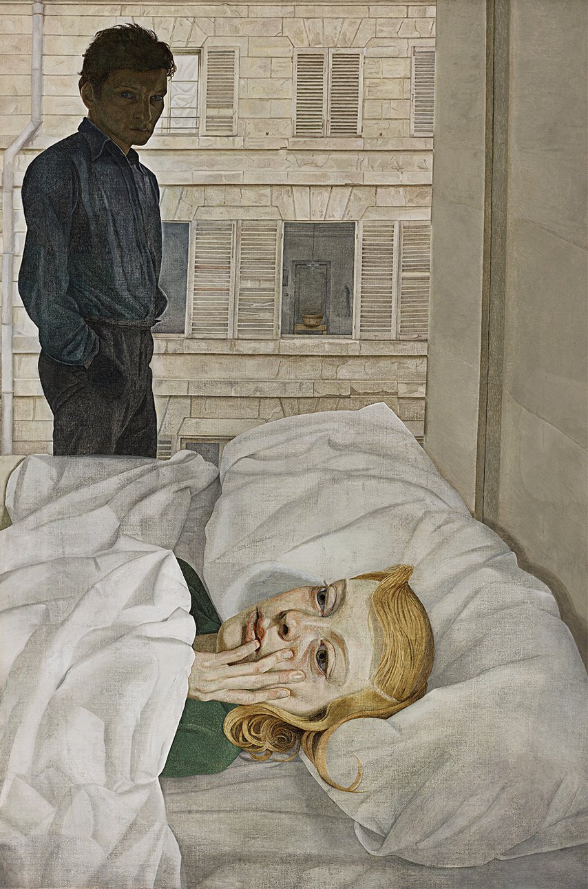 Люсьен Фрейд. «Спальня в гостинице». 1954. Фото: The Lucian Freud Archive / Bridgeman Image