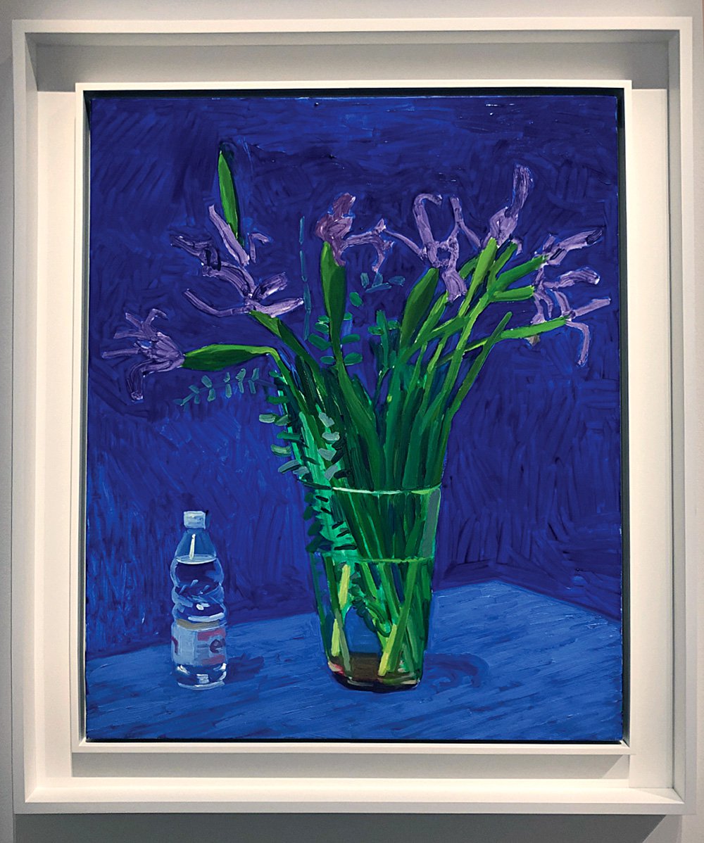Дэвид Хокни. «Ирис и бутылка воды Evian». 1976. Эстимейт $2-3 млн. Фото: Phillips