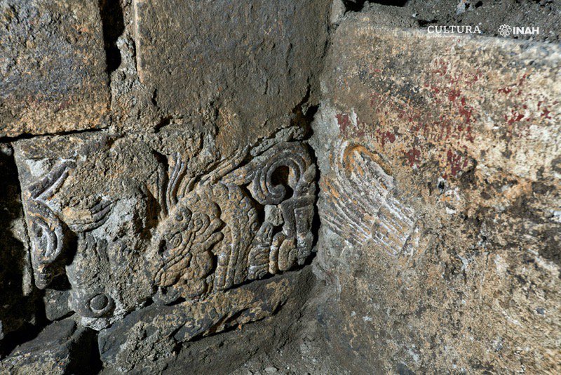 Остатки кирпичной кладки дома Эрнана Кортеса. Фото: Secretaría de Cultura del Gobierno de México