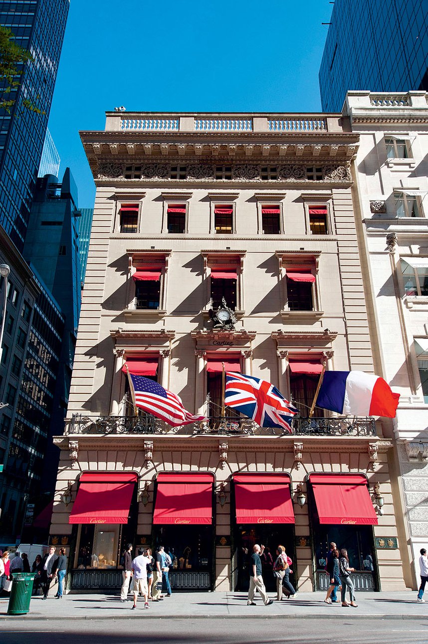 Флагманский бутик Carter в особняке на углу 5-й авеню и 52-й улицы в Нью-Йорке. Фото: Legion-Media