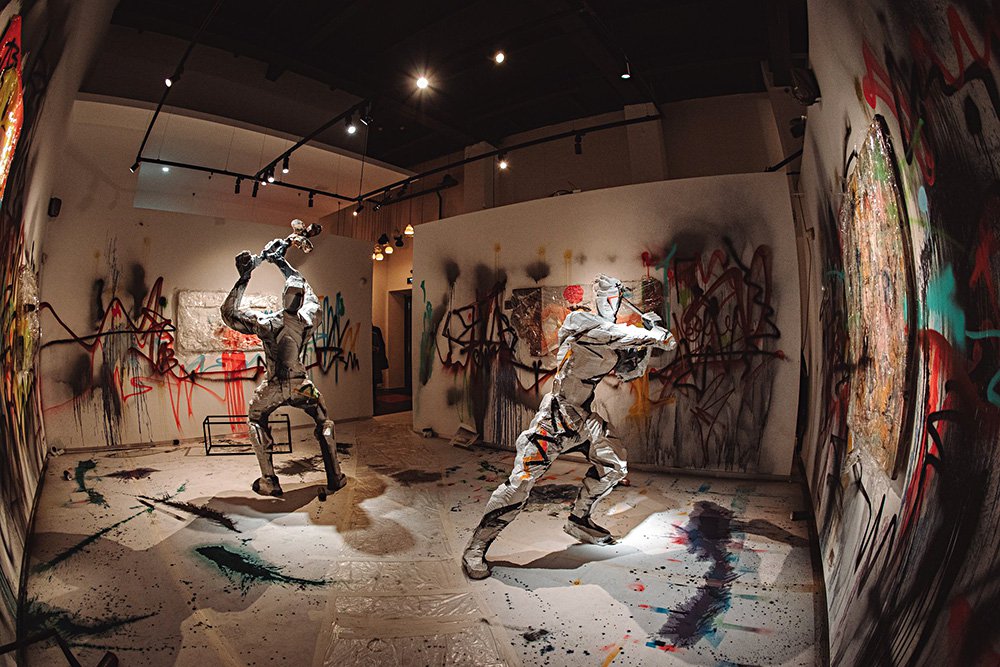 Выставка «Погром» Сергея Шеховцова в галерее JART. Фото: Jart Gallery