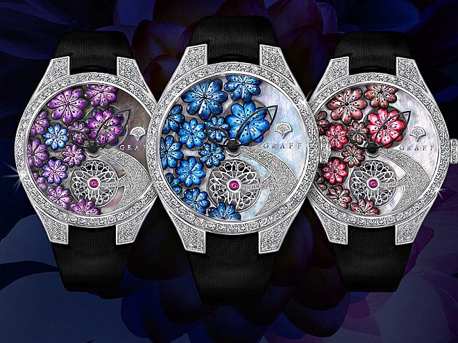 Часы из коллекции Graff Floral
