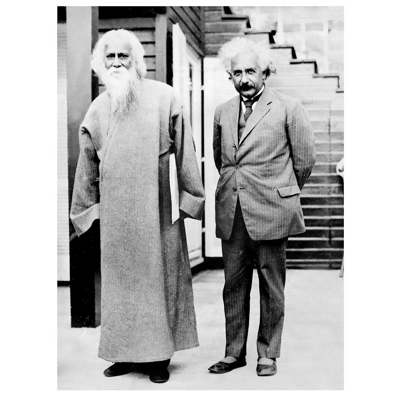 Рабиндранат Тагор и Альберт Эйнштейн в Капуте, Германия. 1930.  Фото: Ullstein bild via Getty Images