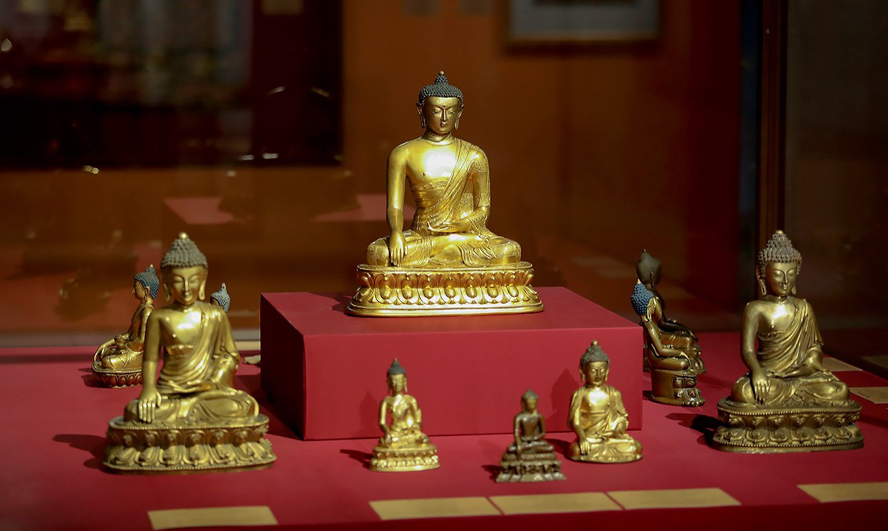 Выставка «Драгоценность в лотосе» в Манеже Малого Эрмитажа.  Фото: Государственный Эрмитаж