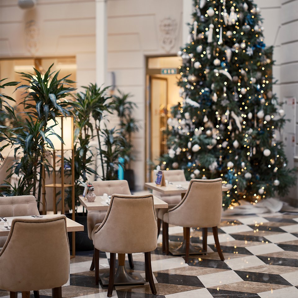 Интерьер отеля Indigo St. Petersburg-Tchaikovskogo.  Фото: Indigo St. Petersburg-Tchaikovskogo